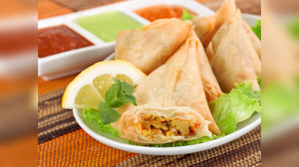 Baked samosa