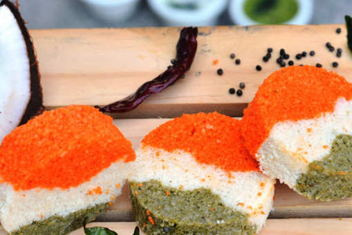 Tricolour Idli