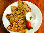 Garlic paratha