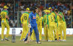 India loses first wicket