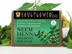 Soulflower Neem Henna Shampoo Bar Soap