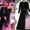 The pleated dress