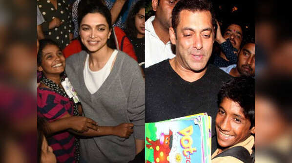 Deepika Padukone to Salman Khan: Bollywood celebs who posed for adorable photos with their little fans