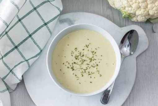 Cauliflower Soup with Cream