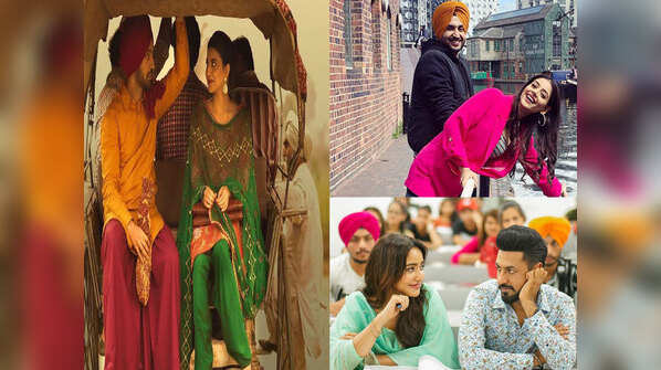 Diljit Dosanjh-Nimrat Khaira to Gippy Grewal - Neha Sharma: New on-screen jodies to entertain you in 2020