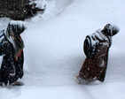 In pics: Kashmir Valley turns fairyland after fresh snowfall