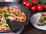 Spinach Tomato Omelette