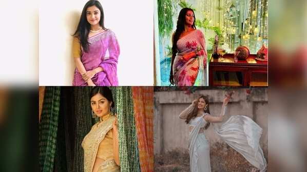 From Esha Kansara to Pooja Jhaveri: FIVE Dhollywood stars who nail their look in sarees