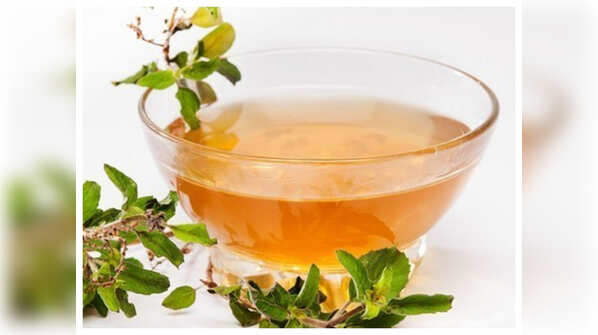 Tulsi, honey and turmeric