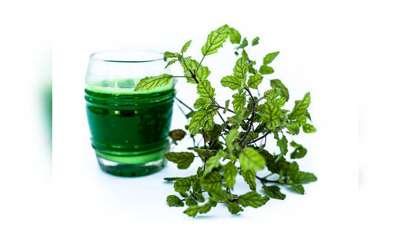 Fresh tulsi juice