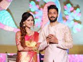 Philanthropy and the folk arts mark Chetan and Megha's wedding day  