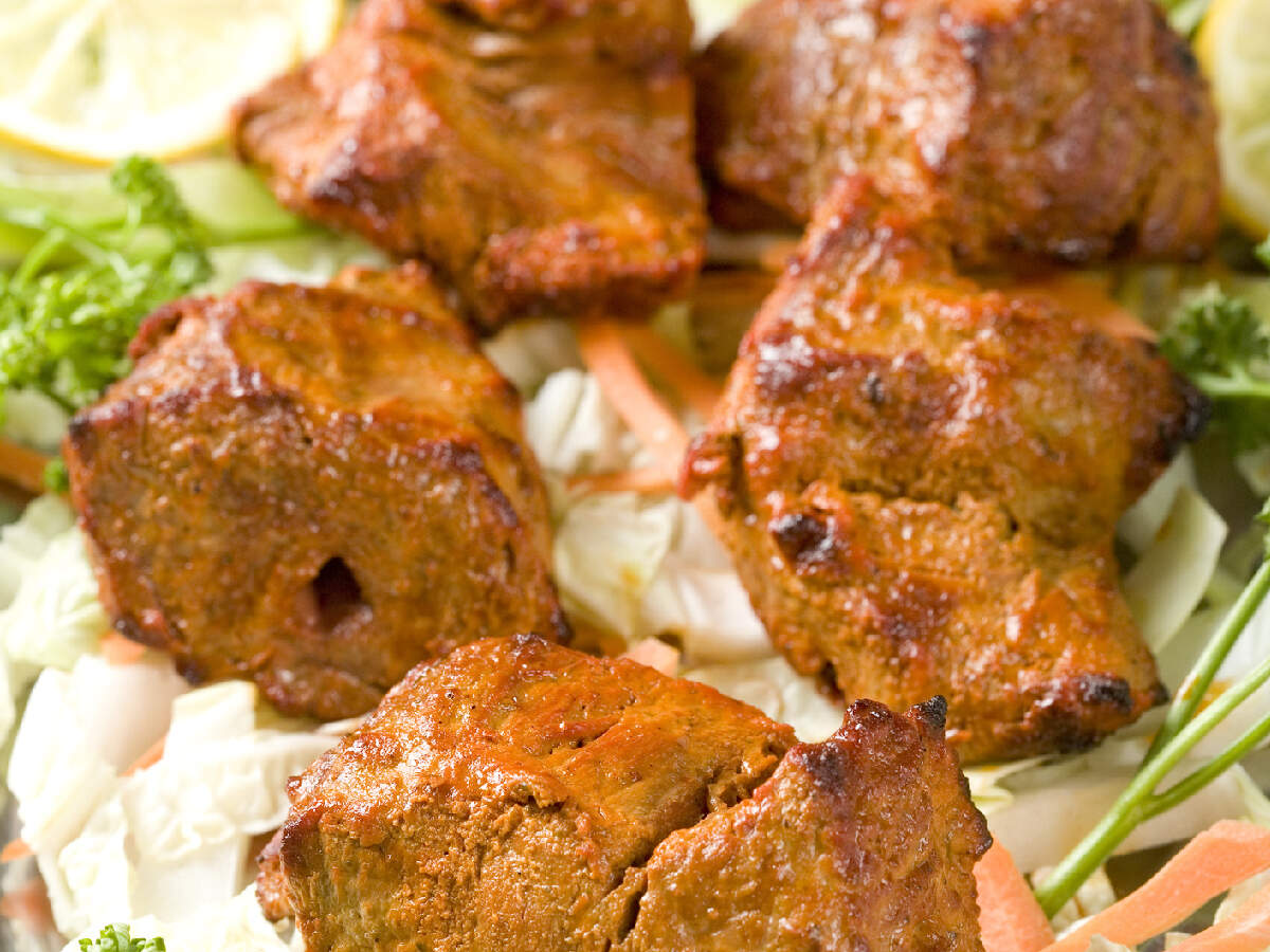 Nazaqati Boti Kebab Recipe: Mutton Boti Kebab Masala Recipe | How to Make Mutton Kebab at Home