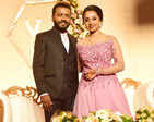 Celebs grace the wedding reception of Vishnu Unnikrishnan and Aishwarya