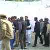 Congress leader Rahul Gandhi arrives at polling booth at Aurangzeb Road to cast his vote. (ANI)