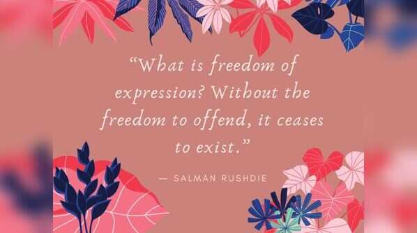 On freedom of expression