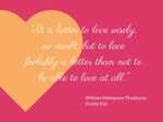 On being lucky in love