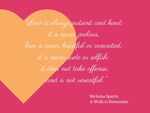 On the purity of love