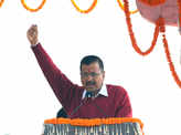 Pictures from Delhi chief minister Arvind Kejriwal’s swearing-in ceremony