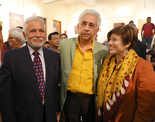 Naseeruddin Shah inaugurates an abstract art exhibition