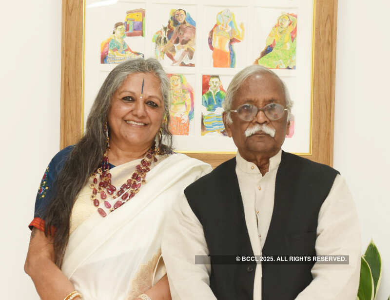 Laxma Goud showcases works at his newly-unveiled studio