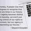 On historic perspective and personal power