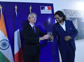 French ambassador Emmanuel Lenain hosts a reception for designer Rahul Mishra