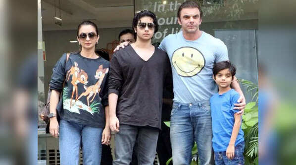 Sohail Khan and Seema Khan