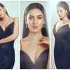 Sonal Chauhan steams up the cyberspace in a navy blue glittering gown