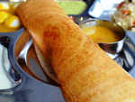 The traditional Dosa