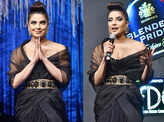 These pictures of Priyanka Chopra in chic black ensemble set the hearts racing