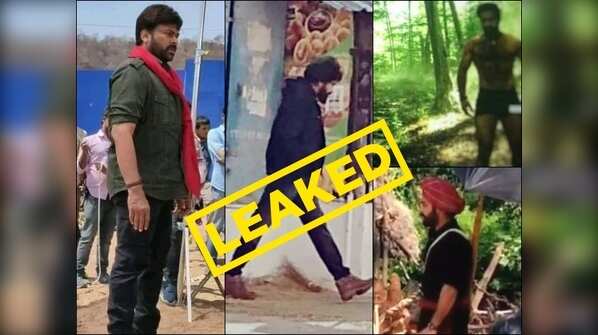 Leaked pics: Junior NTR from RRR, Chiranjeevi from Acharya and Pawan Kalyan from Vakeel Saab