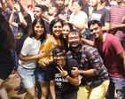 Students have a gala time at a college fest