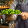 Wash the vegetables