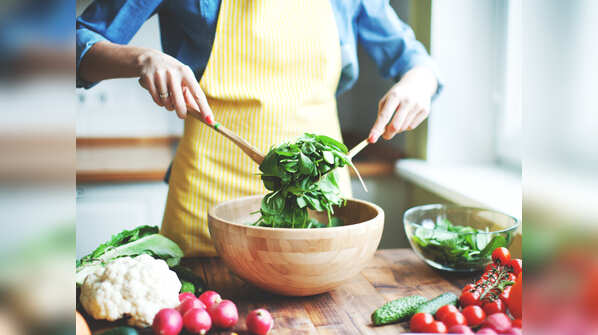 Eat freshly made salad