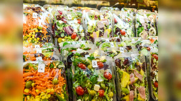Avoid pre-packaged salad