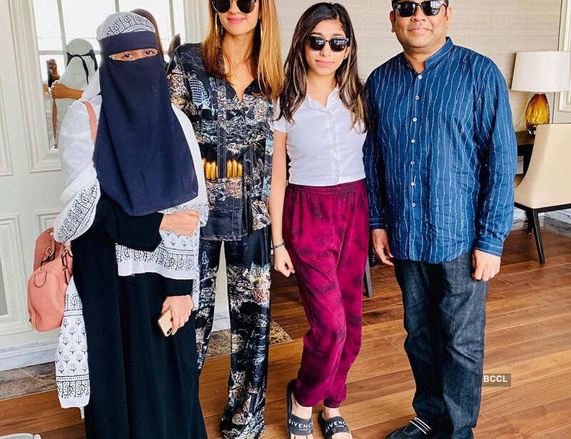Viral pictures of AR Rahman's daughter Khatija, who was trolled her for wearing a burqa