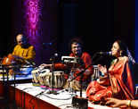 Musicians enthrall the audience​ at the Omkara concert