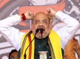 Amit Shah holds mega rally in Kolkata