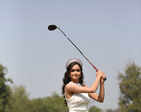 Neha Jaiswal attends a charity golf event