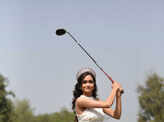 Neha Jaiswal attends a charity golf event