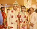 Kavitha’s niece Vaishnavi ties the knot in a traditional Telugu ceremony