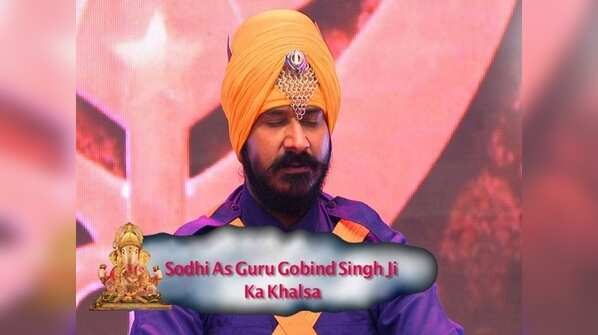 Sikh community accused the makers of hurting their sentiments as one of the actors played Guru Gobind Singh