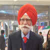 Triple Olympic gold medallist and 95-year-old hockey legend Balbir Singh Sr arrives at TOISA