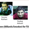 Next category is Billiards/Snooker