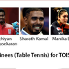 Table Tennis is our next category