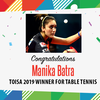 And the winner is... Manika Batra