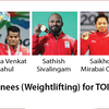 Weightlifting is the next category