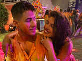 Priyanka Chopra and Nick Jonas have a gala time at Isha Ambani&rsquo;s Holi party