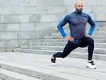 Stair lunges