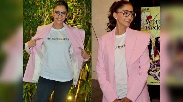 Sonam Kapoor's tee screams out #ImNotAChickFlick